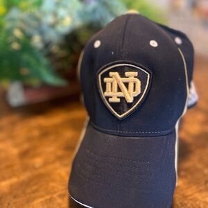Adidas Navy Cap with Gold Accents Notre Dame college football